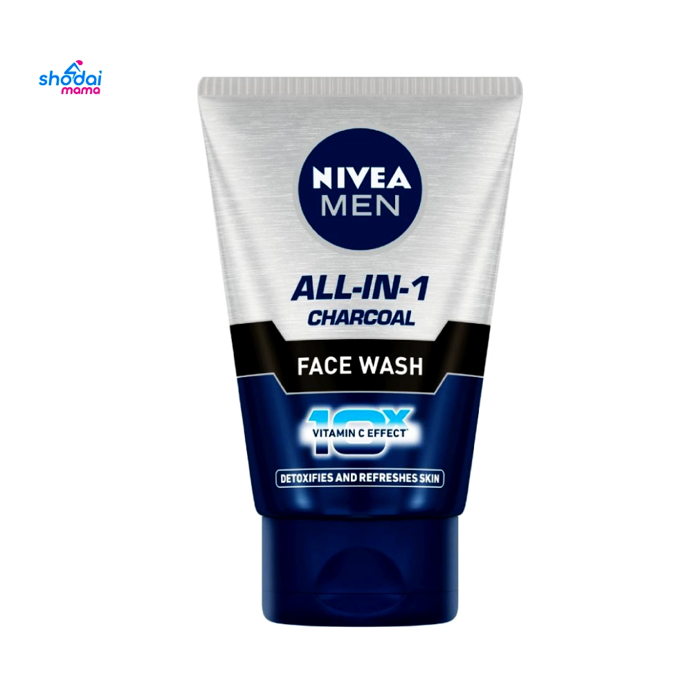 Nivea Men All-in-1 Charcoal Face Wash 100ml